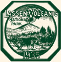 Lassen Volcanic  National Park Window sticker - 1935 - Bobcat