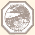 Arcadia National Park Window sticker - 1939