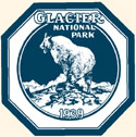 Glacier National Park Window sticker - 1939 - Mountain Goat