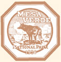 Mesa Verde National Park Window sticker - 1936 - Coyote